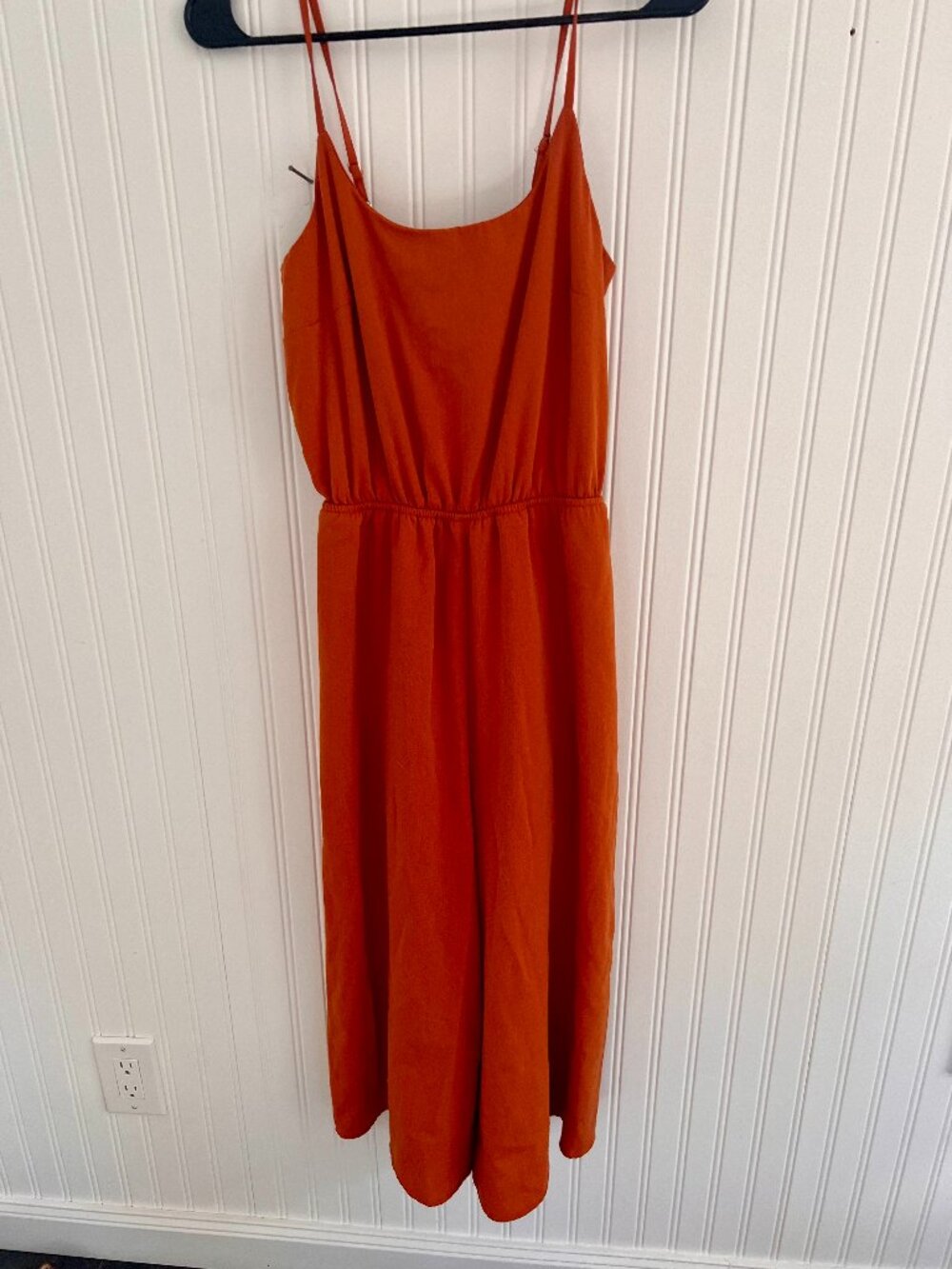 Womens Cropped Jumpsuit with Tie-Back